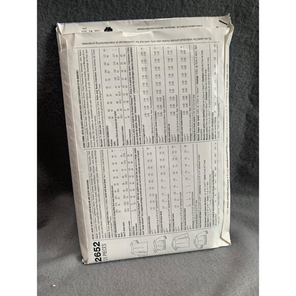 Simplicity Project Runway 2652 Jacket Top Sewing Pattern 14-22 - uncut - Picture 2 of 2